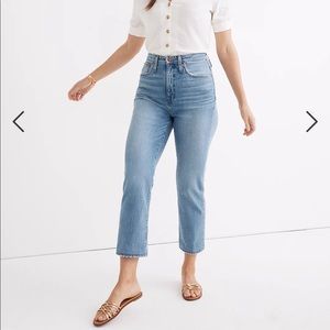 Madewell - Tall Curvy Classic Straight Jeans in Meadowland Wash Size 29T NWT!